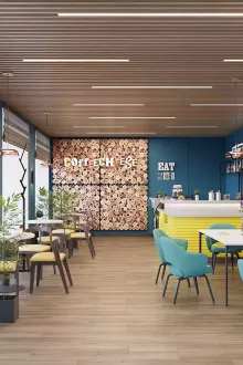 Интерьер кафе в Волгограде