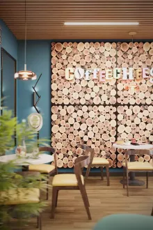 Интерьер кафе в Волгограде