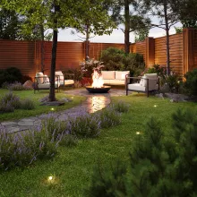  Костровая зона 
