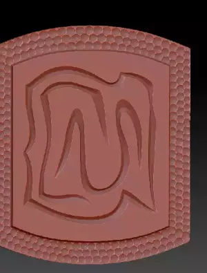 Модель с узором для ЧПУ