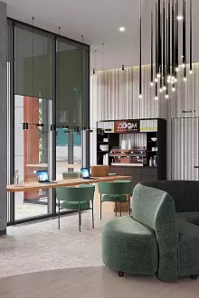  Виз лобби отеля 