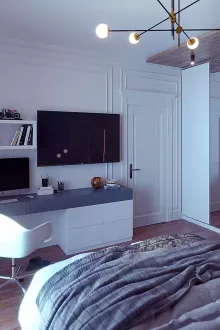 Визуализация спальни подростка